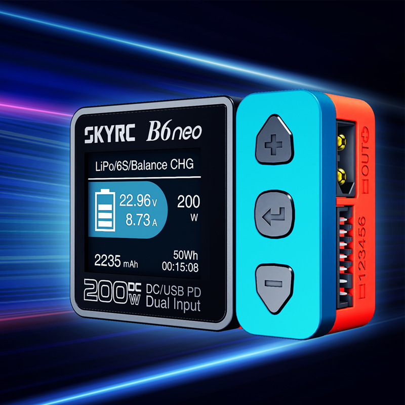 Skyrc B6 Neo Smart Charger - Cargador inteligente SkyRC B6 Neo, DC