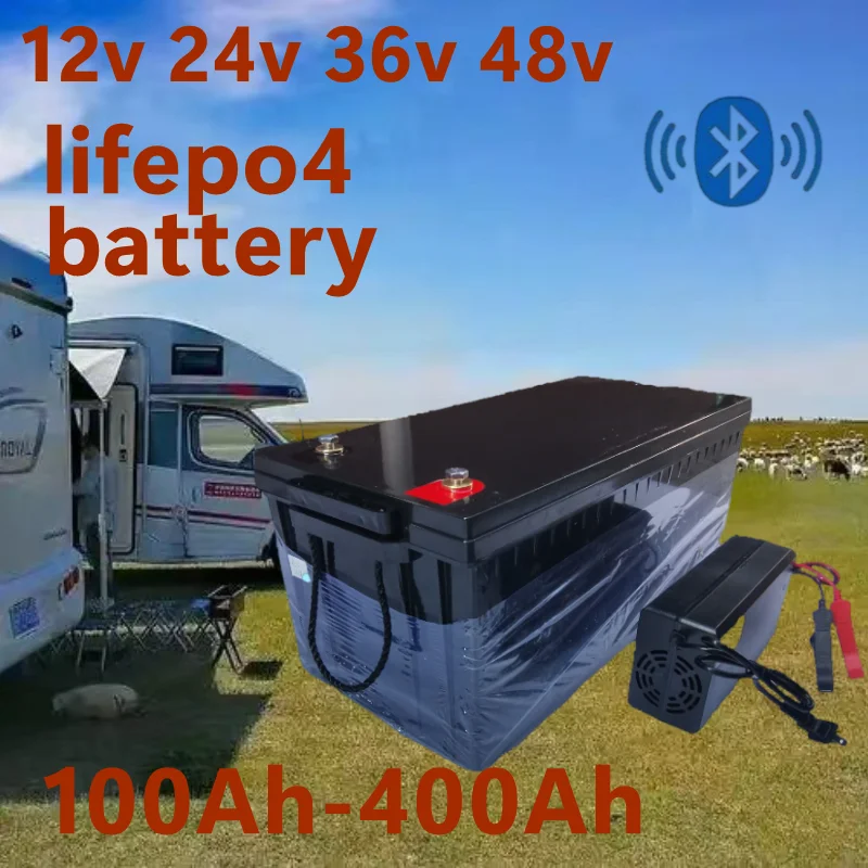 Impermeable 12V 200AH 150Ah 10 - Lifepo4 12V 100Ah Bms Bluetooth reseña y precio